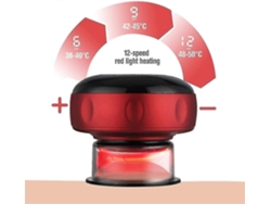 Masajeador terapéutico GOKOCO con ventosa inteligente y luz roja eléctrica