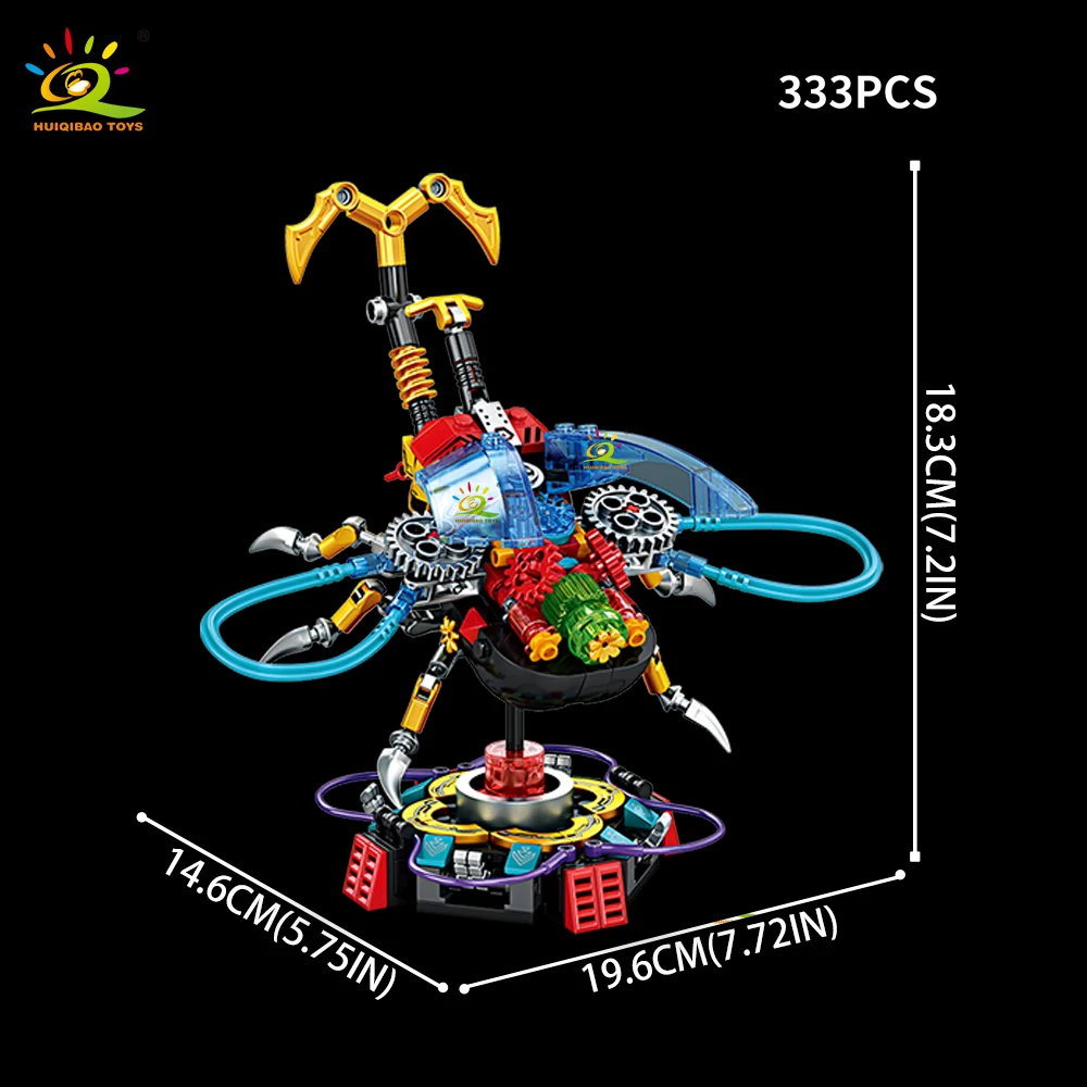 Serie Insetos - Modelos Moc - Blocos De Montar - Brinquedo Técnico De Montagem De Peças