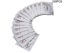 50/100/200 Pares De Parches Oculares De Hidrogel Sin Felpa Para Extensiones De Pestañas Con Colagenasa