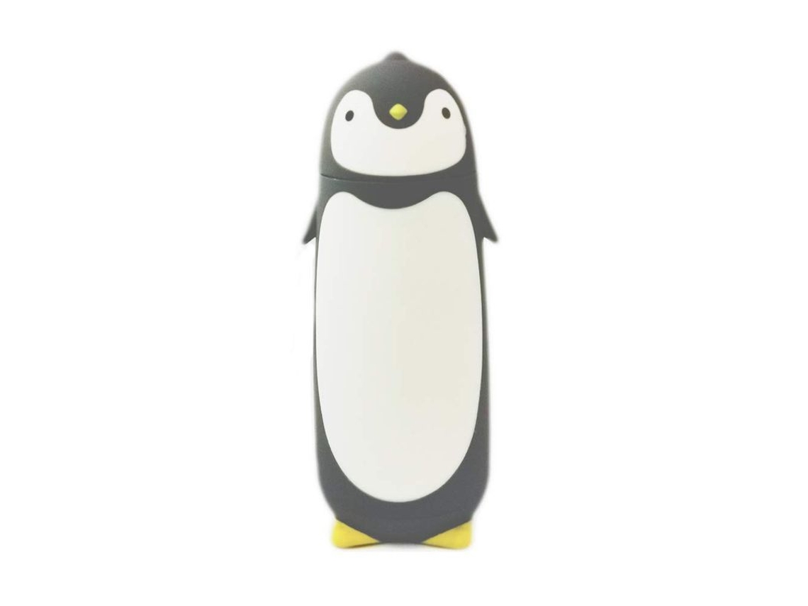 2026da-botella Termo Acero Inoxidable Pingüino Lindo Linjou 280ml Gris Para Niños Y Regalo