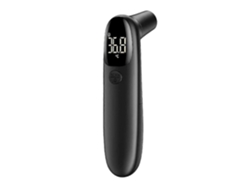 Termómetro digital sin contacto GOKOCO negro para frente y oído, con pantalla LCD, para niños o adultos.