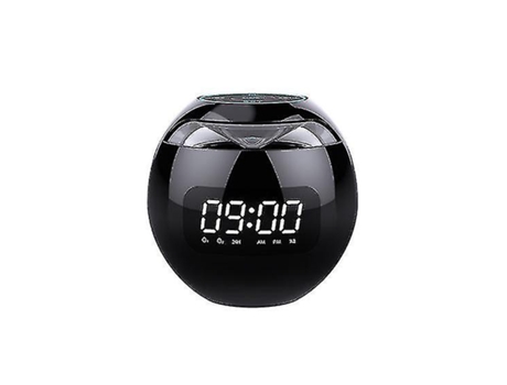 Altavoz Despertador Portátil con Radio Fm Pantalla Led Alta Calidad de Sonido y Graves Profundos Altavoz Inalámbrico Luces de Reducción de Ruido BI...