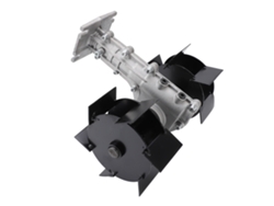 Rueda para tierra suelta de 7 cm, metal resistente, multifunción, repuesto de 26 x 9 mm (1,02 x 0,35 pulgadas)