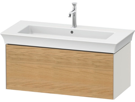 DURAVIT Tulip blanco, mueble de baño montado en la pared, ancho 984 x profundidad 458mm, con 1x extraíble, con tecnología de punta, WT42420