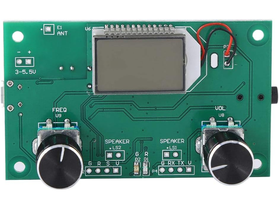 Módulo Receptor De Radio Fm De 87-108 Mhz - Modulación De Frecuencia - Placa Estéreo Con Pantalla