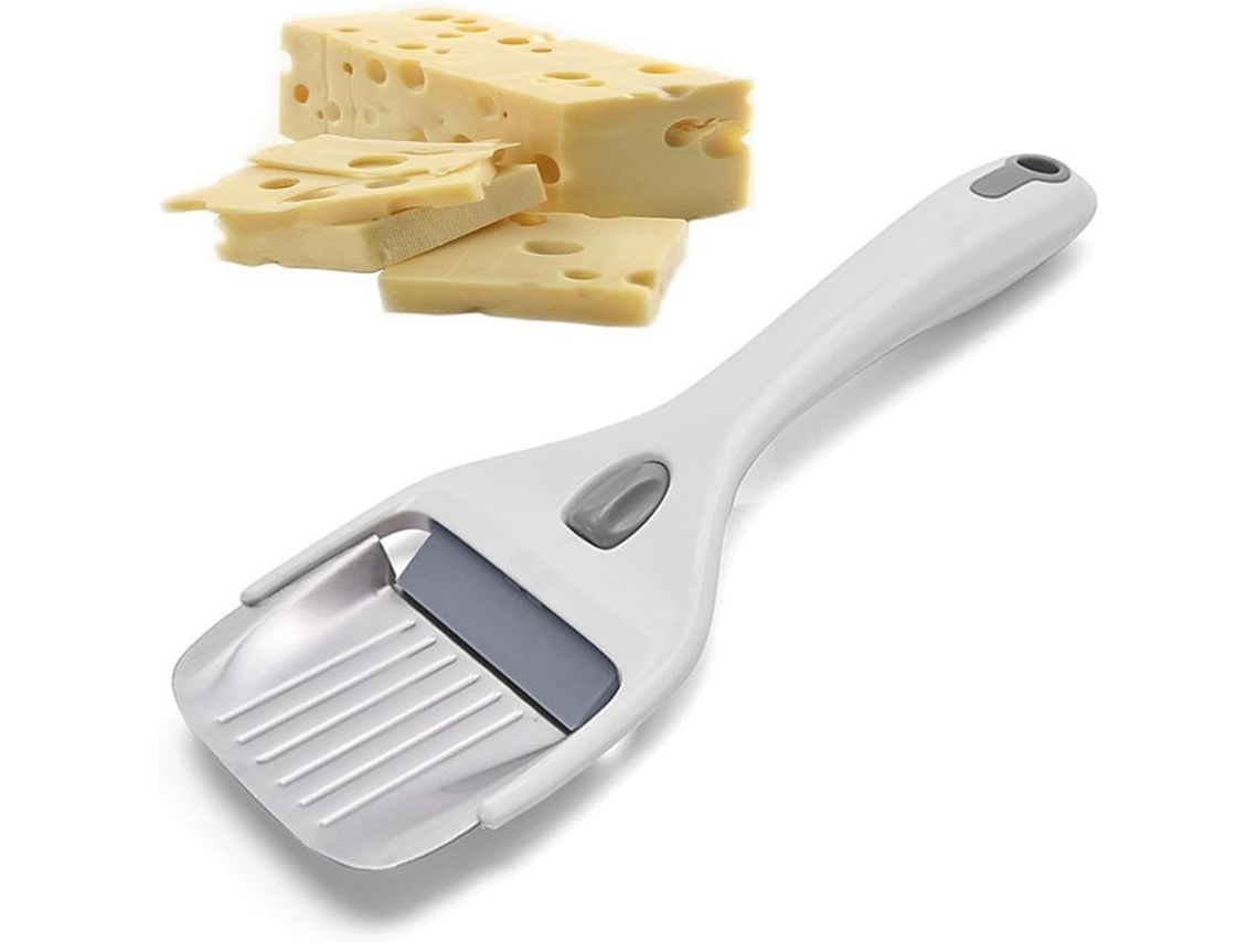 Cortador De Queso Portátil Y Seguro Con Grosor Ajustable Para Quesos Y Pastas.