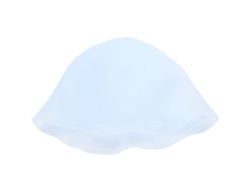 Gorra De Silicona Para Tinte Capilar Gorra De Mechones Herramienta De Estilismo Capilar Con Gancho Azul