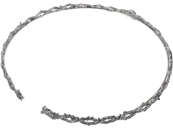 Tiara Gótica Ajustável Com Espinhos Para Mulheres, Coroa Medieval De Metal Preto.