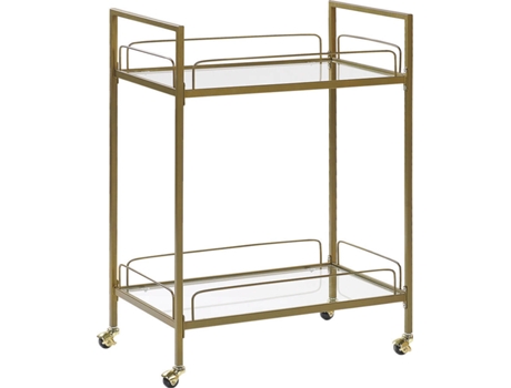 Carrito de cocina dorado BELIANI Veneta