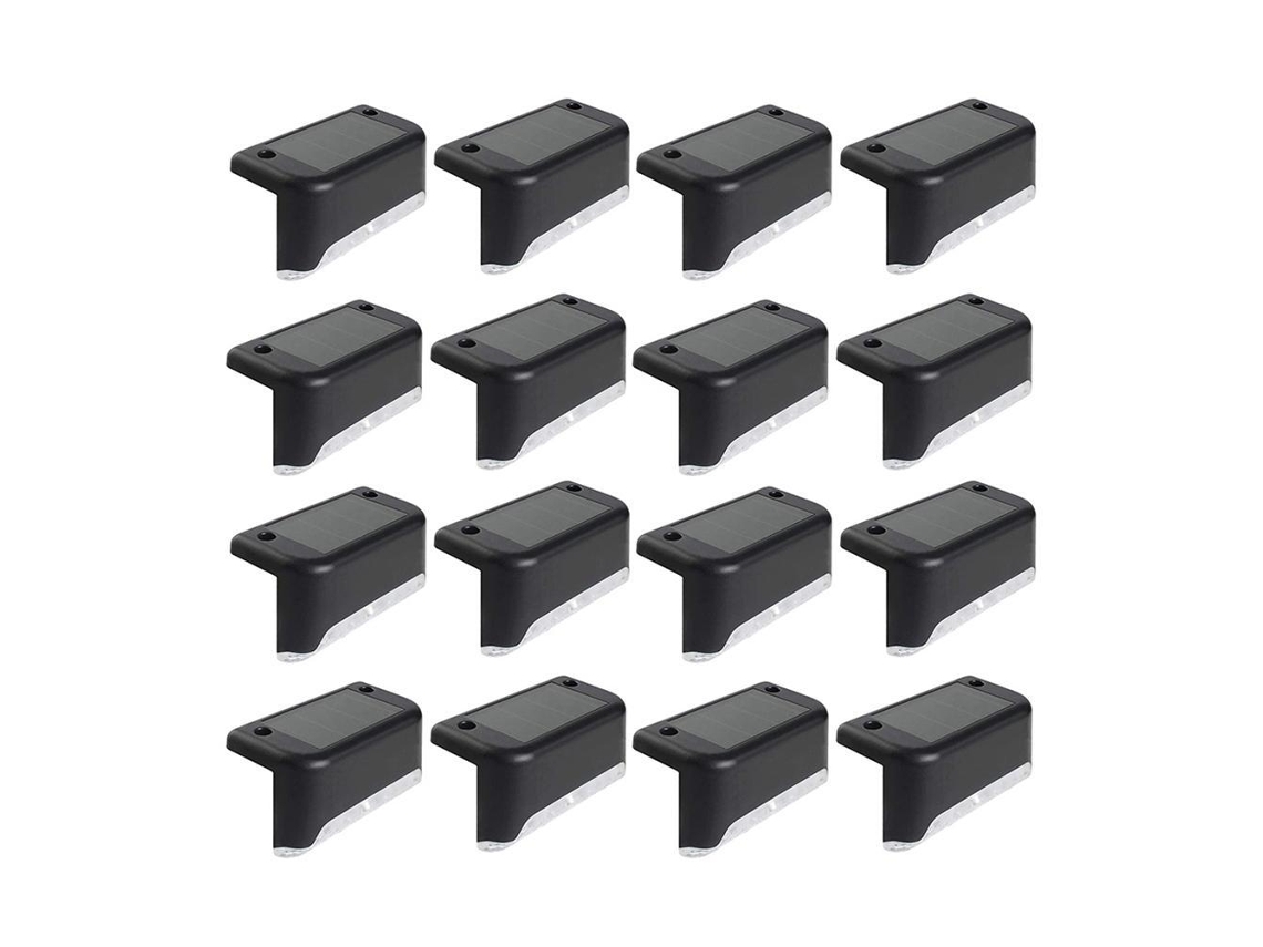 Rebe-luces Solares Exteriores Para Escaleras Patios Jardines Luces Led Impermeables Luz Blanca Solar Outdoor
