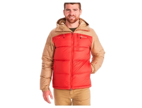 Casacos MARMOT Capuz Guides Down Vermelho XL Homem