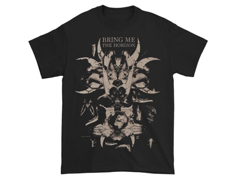 Camiseta ROCKINSTONE Bring Me The Horizon Skull & Bones (S)