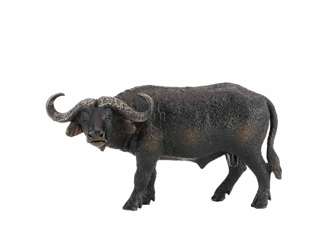 Vlola-modelo De Animal Juguete Infantil Búfalo Simulación Plástico Ecológico Decoración Miniatura