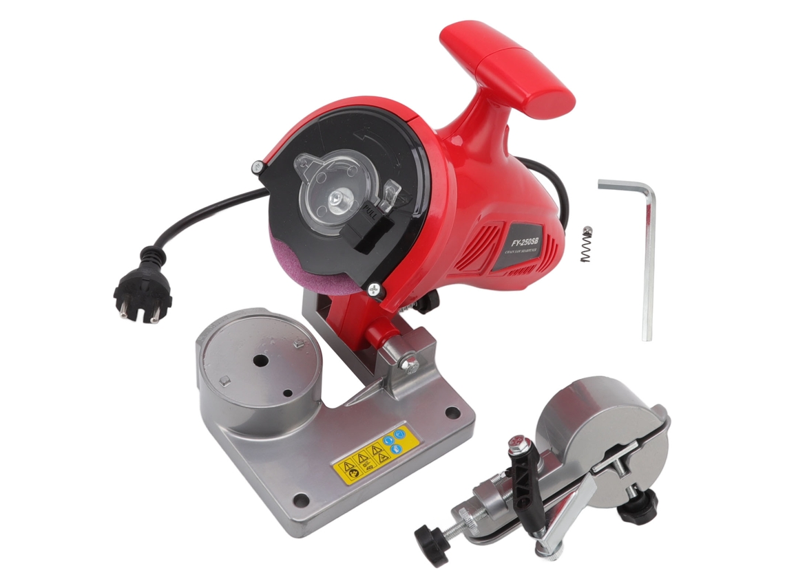 Afilador De Cadena Eléctrico Para Motosierra De 250 W, Aluminio, 100 Mm, Enchufe Europeo, 230 V