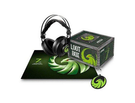 caja de auriculares msi botín amd