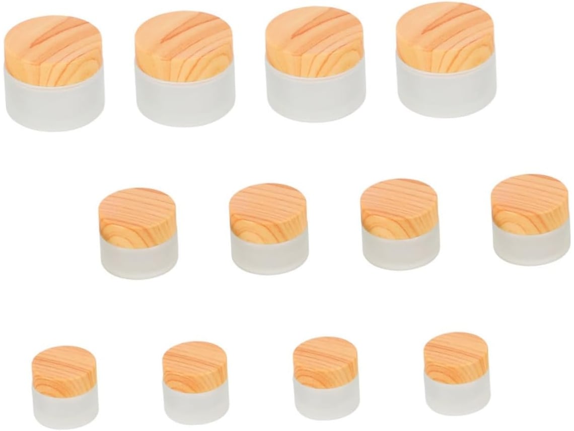 Juego De 12 Botes Para Muestras Domésticas Y Envases Cosméticos Portátiles Para Viajes