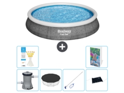Bestway Piscina Bestway Fast Set Redonda - 396x84 Cm - 7-peças S241