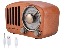 Altavoz Bluetooth YIZHOOD Marrón