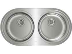 Fregadero TEKA DR 80 2C (44 x 84 x 14 cm - Empotrado - Inox)