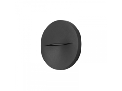 Aplique De Pared FORLIGHT Led Circular Para Señalización De Caminos Y Rodapiés Con Luz Neutra 4000K Gris Urbano