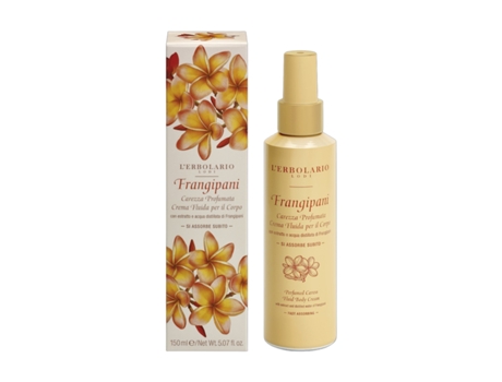 L'Erbolario - Carícia Corporal Perfumada Frangipani 150 ml de creme (Floral)