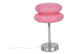 Egg Tart Mushroom Lamp Lámpara De Mesa De Vidrio De Rosado