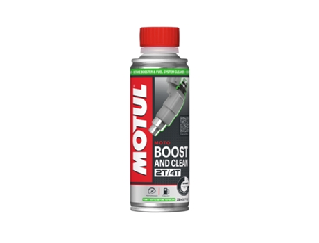 Aditivo Refuerzo y Limpieza MOTUL BOOST AND CLEAN MOTO 200ML