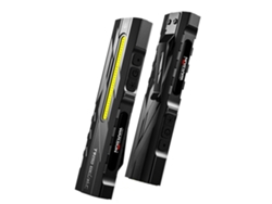 Linterna portátil ultrabrillante Green-Warsun T9pro de 1300 lm en aleación de aluminio con cuchilla EDC, láser rojo y luz ultravioleta para iluminación exterior.