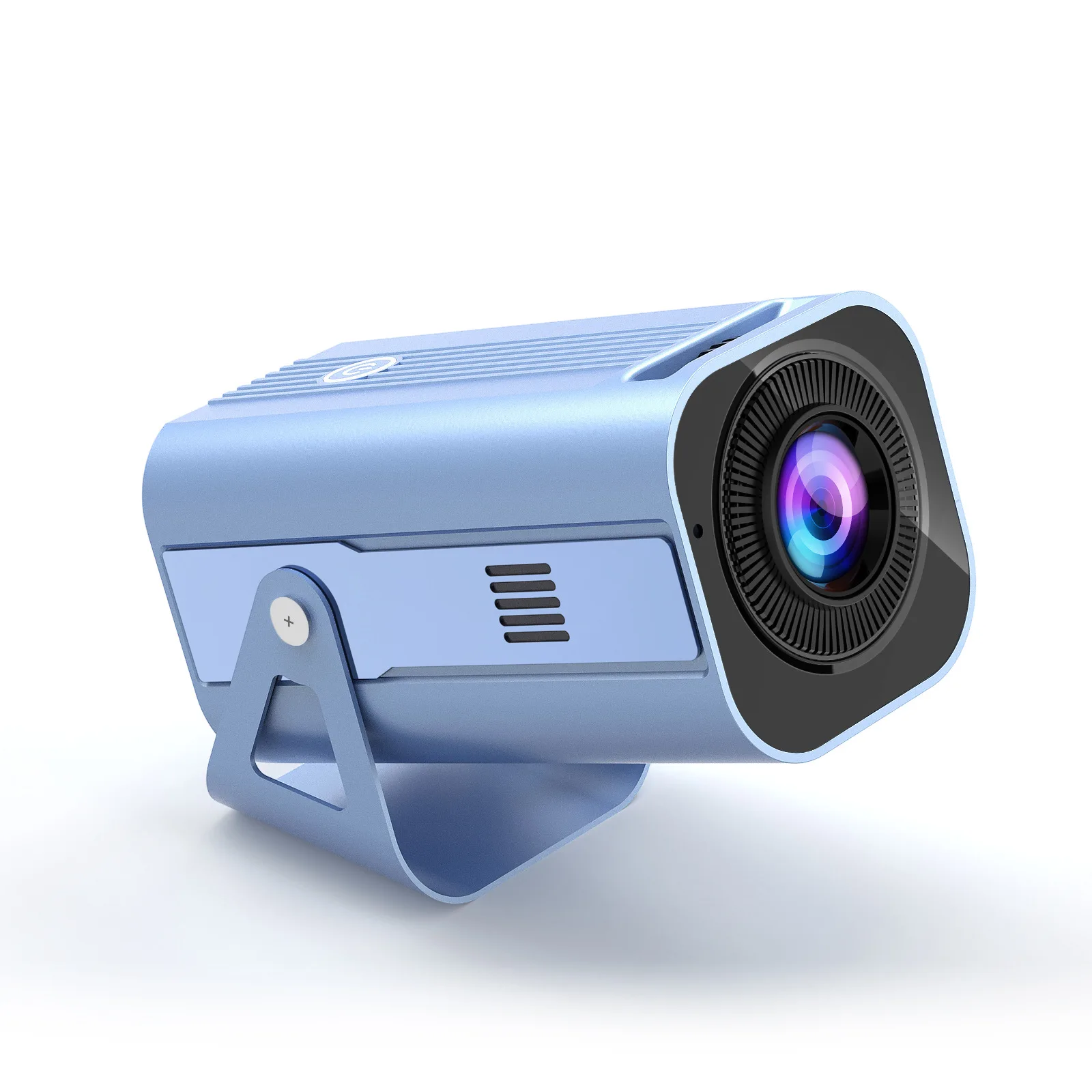 Proyector 4K de alta definición (azul estándar europeo) con Wi-Fi 6 y 200 lúmenes.