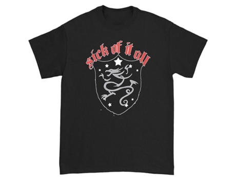 Camiseta ROCKINSTONE de aniversario de 20 años de Sick Of It All (S)
