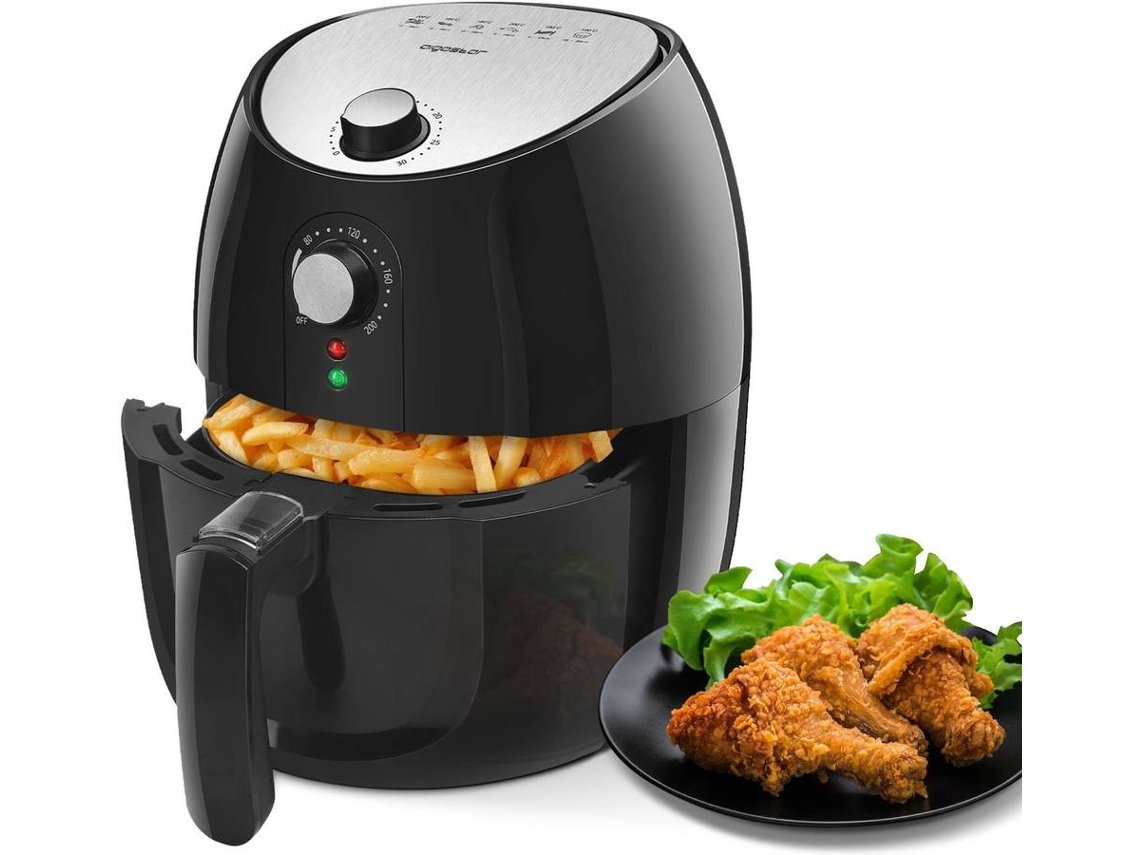 Freidora sin Aceite AIGOSTAR 300010IBO (3.5 kg -Negro)