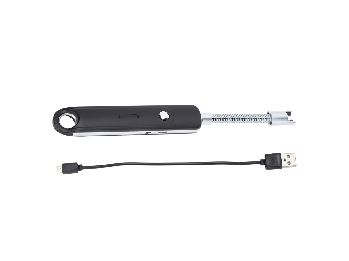 Encendedor De Pulsos Usb Metálico Recargable Para Espirales Antimosquitos, Velas Y Barbacoas
