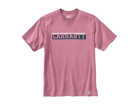 Camiseta Unisex CARHARTT Ajuste Relaxado Logo Morado (XL)