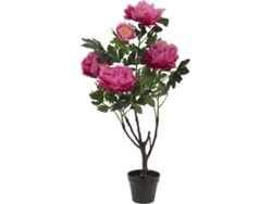 Planta Artificial EUROPALMS Peonies (Verde - 90 cm)
