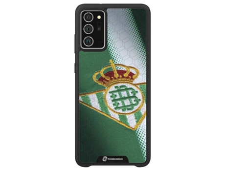 Funda Móvil Note Oficial Real Betis Fc para Samsung Galaxy Note PHONECASES3D Piel Sintética Negro