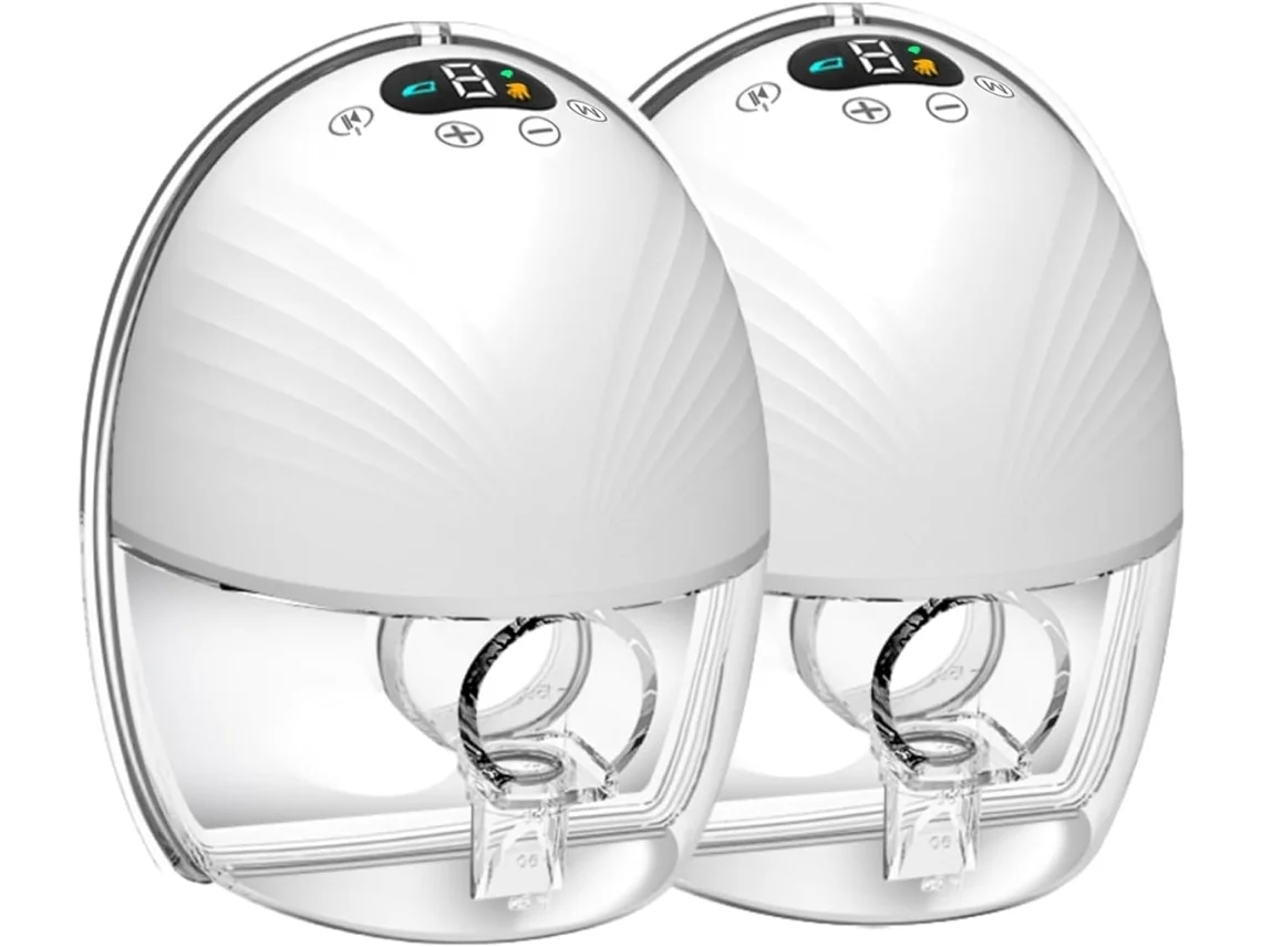 Extractor de leche eléctrico portátil con pantalla LCD, extractor doble para lactancia, 3 modos y 9 velocidades, control preciso STELASPLEN