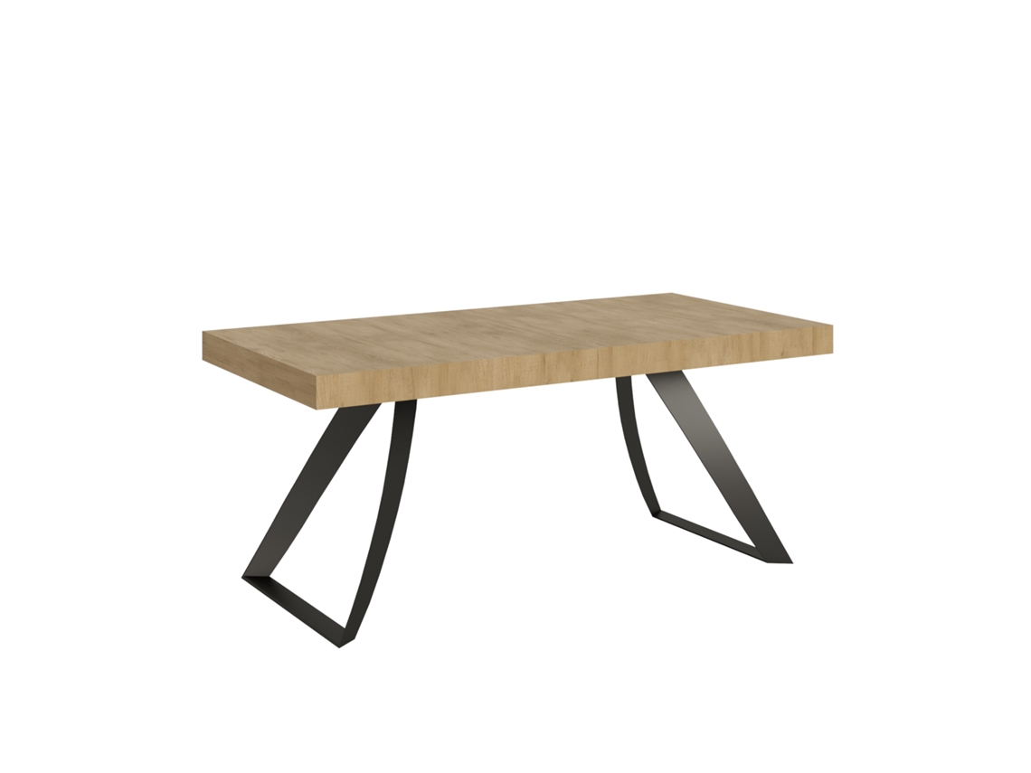 Mesa de Comedor ITAMOBY Proxy (90x180/284 - Paneles de Melamina - Roble Natural)
