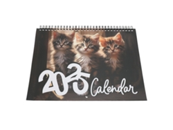 Calendario De Pared De Gatos 2025 - 12 Meses - Gatitos - Papel Grueso - Planificación De Organización Juliana