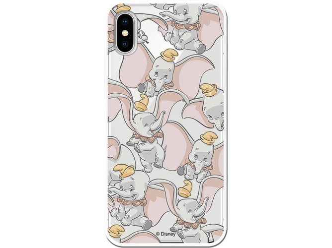 Carcasa iPhone X, XS DISNEY Dumbos Gris