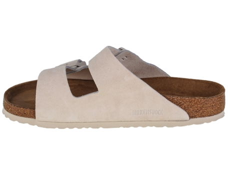 Zuecos Unisex BIRKENSTOCK (46 - Cuero de Gamuza - Blanco)