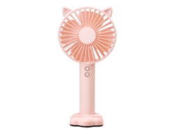 Ventilador portátil (luz nocturna y soporte para celular)