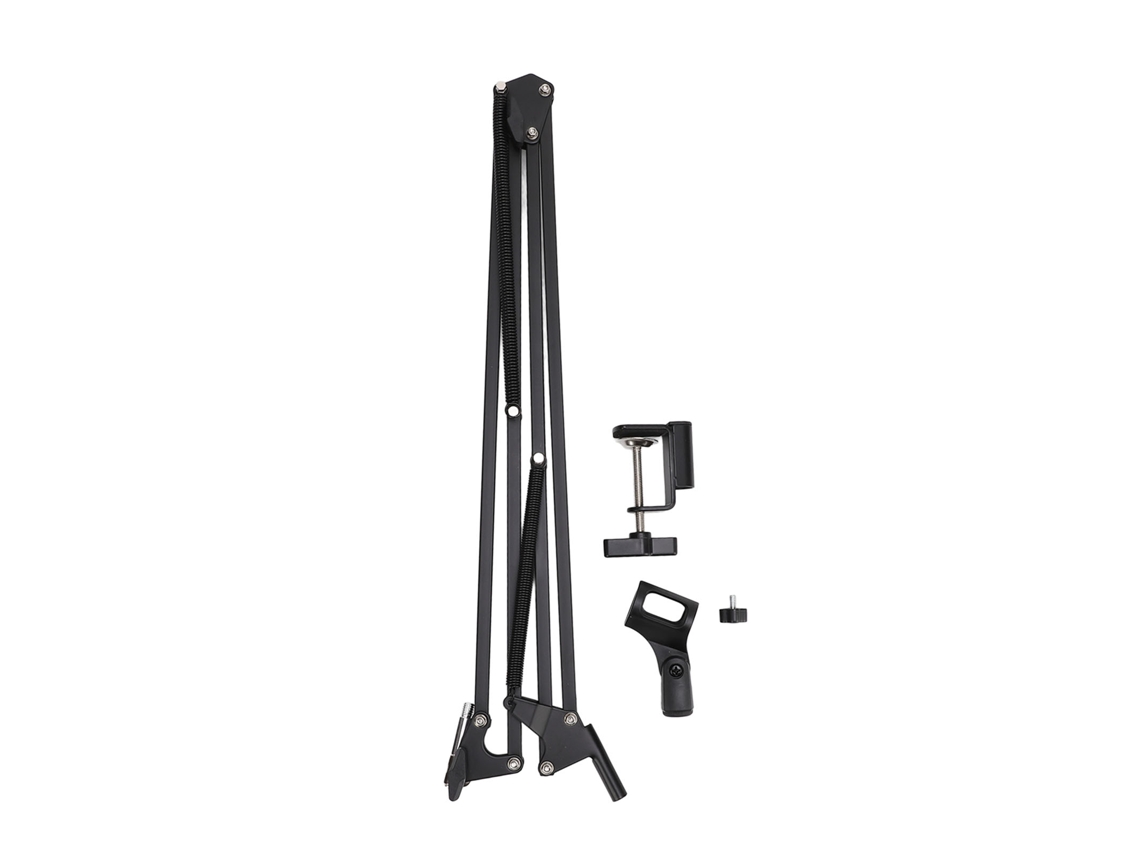 Suporte De Braço De Microfone Em Aço Com Ajuste Flexível 360°, Redução De Ruído Para Microfones Até 3kg