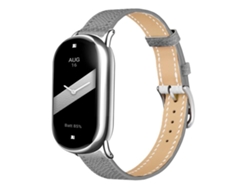 Correa para Xiaomi Smart Band 10/9/8 - Piel - Hebilla plateada fina