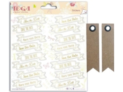 Pegatinas YOUDOIT Ahorra la Fecha (15 x 15 cm)