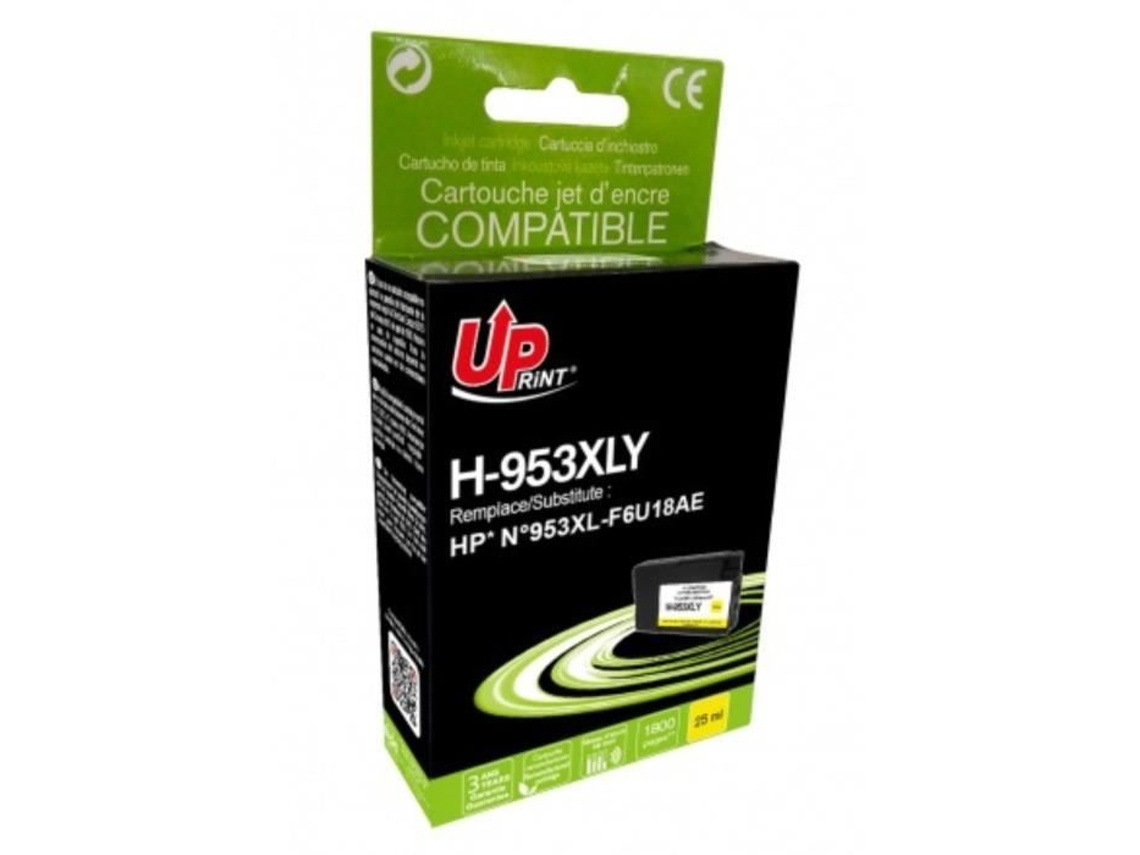 UPRINTJET 953Xl 1 Cartucho De Tinta Amarillo Compatible con Hp 953Xl 953 Xl F6U18Ae para Impresoras Hp Officejet Pro