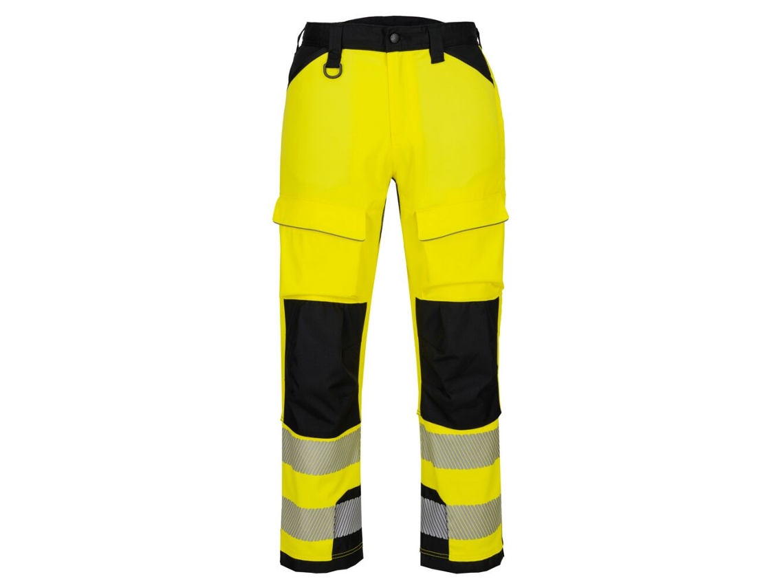 Pantalón Con Arnés Alta Visibilidad Pw3 | Trabajo En Altura Amarillo/negro / 32