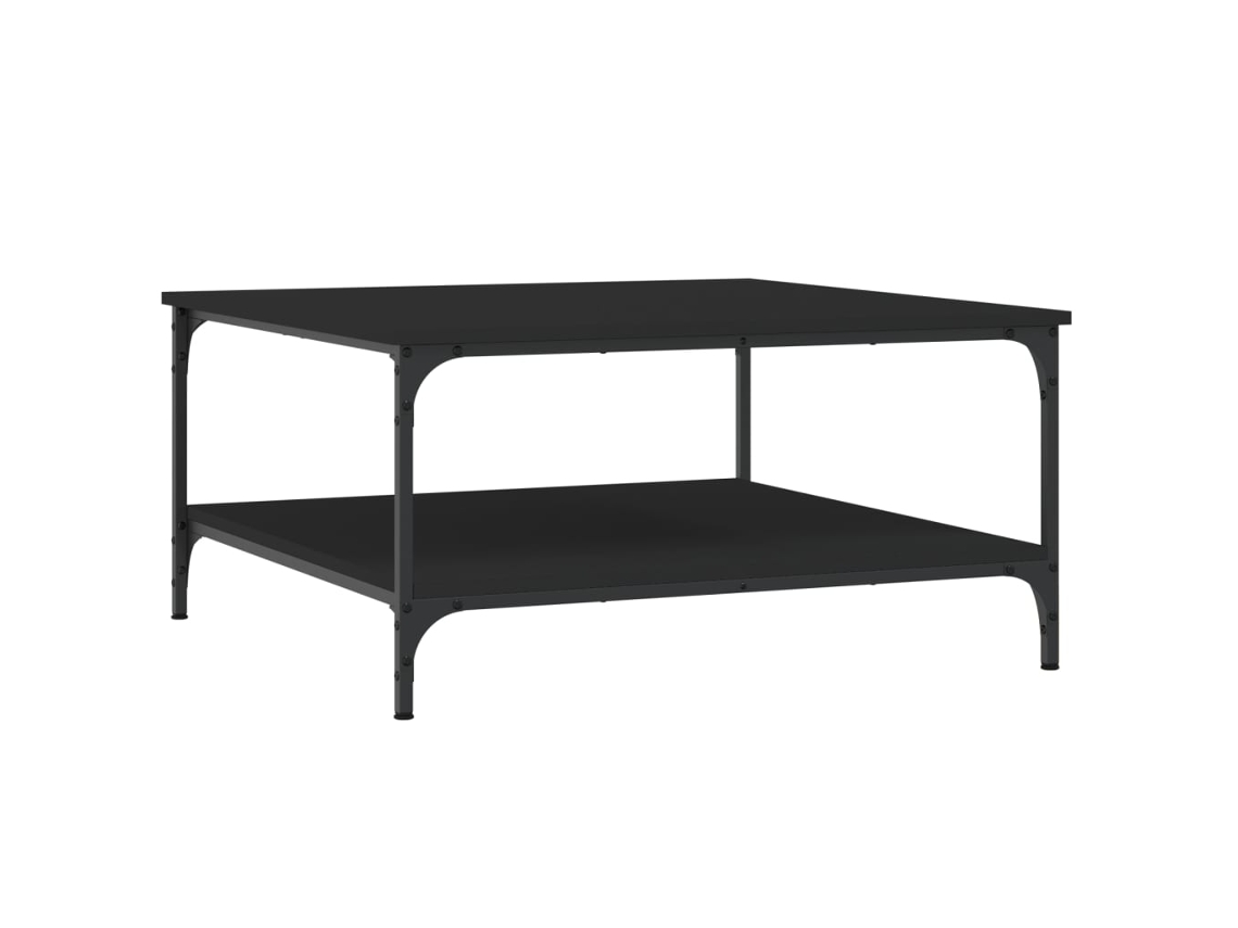Mesa de Centro 80x80x40 Cm Derivados de Madera Negro MAISON EXCLUSIVE