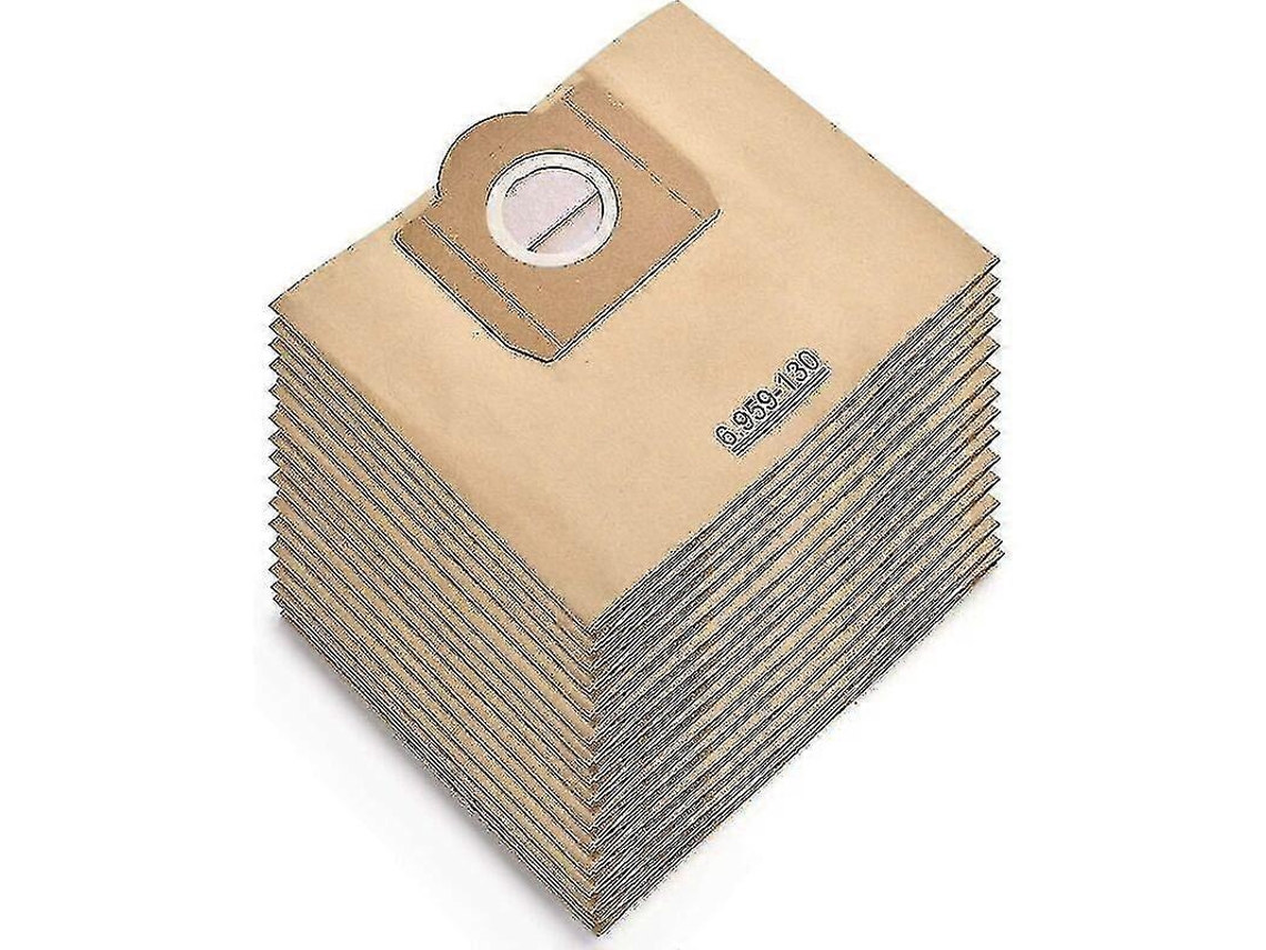 15 Pack Vacuum Cleaner Bags For Karcher 6.959-130.0 Wd3 Wd3p Mv3 Wet & Dry Vacuum Cleaner Replacement Paper Filter Bags, Bag For Karcher Wd3 P