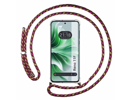 Funda Dorado para Oppo Reno 11F 5G TUMUNDOSMARTPHONE Silicona Rosa