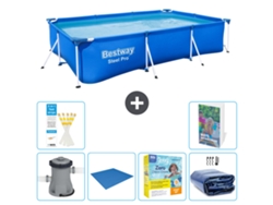 Bestway Piscina Bestway Steel Pro Retangular - 300x201x66 Cm - 7-peças S245